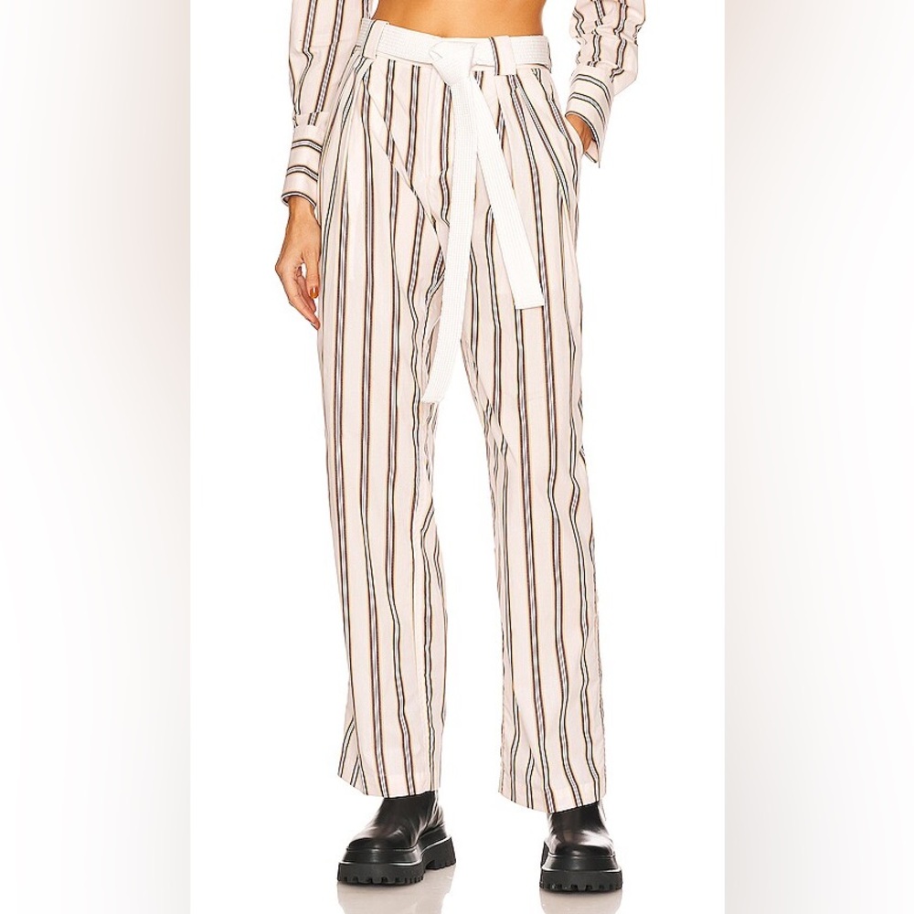 L'Academie Pink Striped Pants